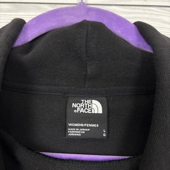 The North Face Black Outerlands Funnel Neck Waffle Knit Shirt Large - Picture 5 of 9
